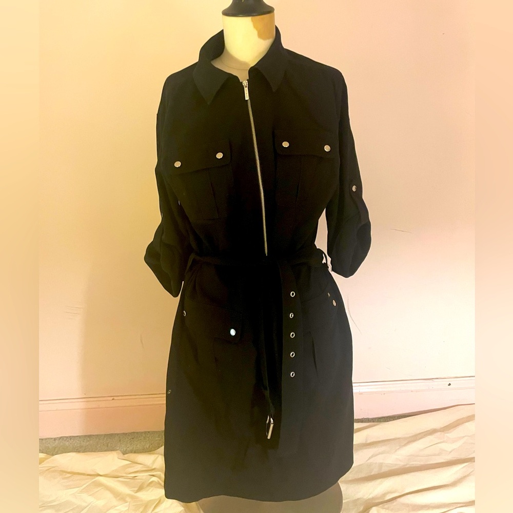 Micheal Kors black safari dress